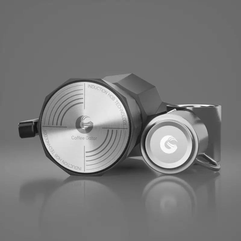 1-Pack Matte Grey Moka Pot - 6-Cup/12oz (360ml) Italian & Cuban Stovetop Espresso Maker & Percolator, induction-compatible Coffee Brewing