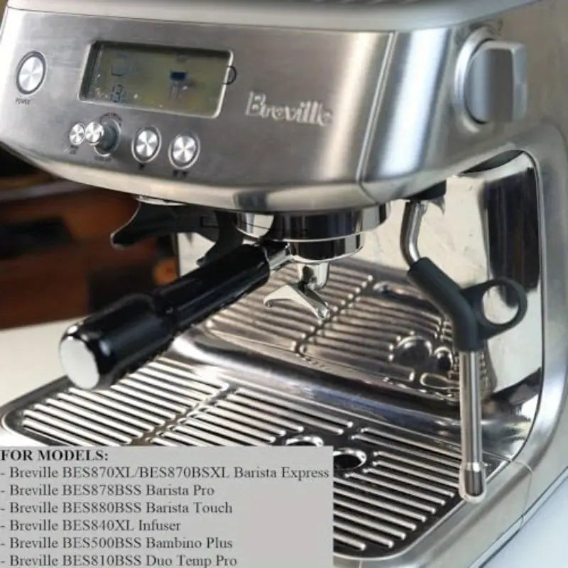 Breville Barista Series 54mm Portafilter - Double Spout for Dual Espresso Shots, 304 Stainless Steel Basket with ABS Handle