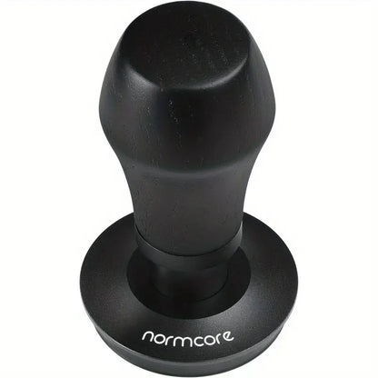 Espro Coffee Tamper V4 with Titanium PVD Coating & Spring-Loaded Design - 15lb/25lb/30lbs Force Options, 3 Interchangeable Springs, Flat Base, Genuine Black Oak Wood Handle - Fits 54mm Breville