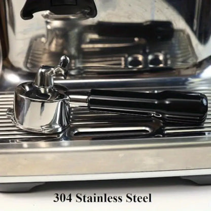 Breville Barista Series 54mm Portafilter - Double Spout for Dual Espresso Shots, 304 Stainless Steel Basket with ABS Handle
